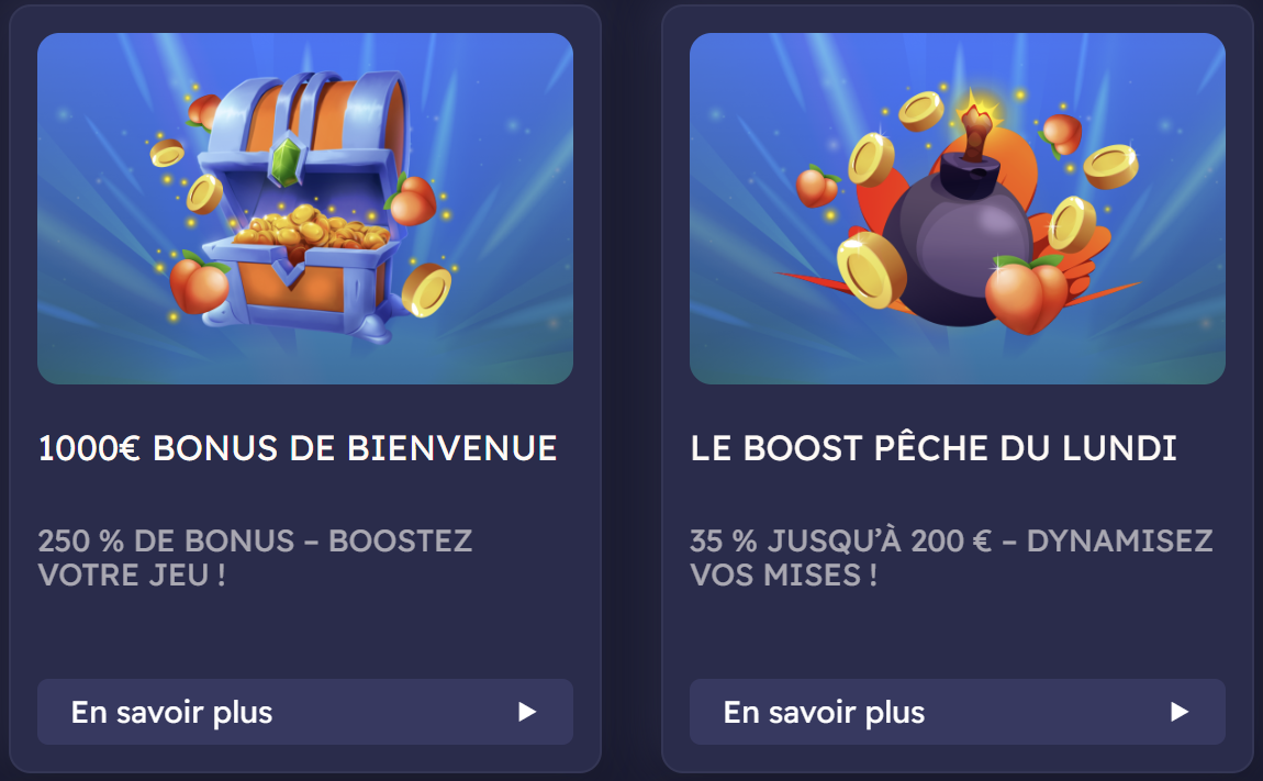 Peaches casino connexion